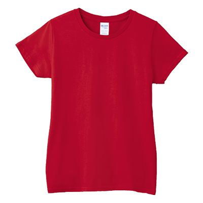 素面-女版棉T(有腰身) GILDAN 76000L11