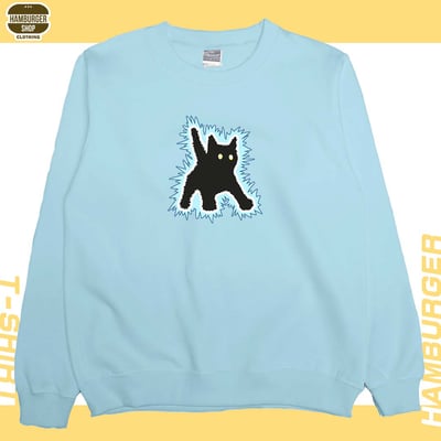 電到咪咪貓貓(大學T)Hamburger T-shirt shop6