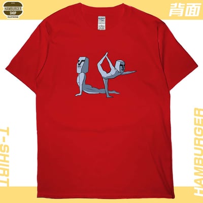 瑜珈摩艾(短T)Hamburger T-shirt shop8