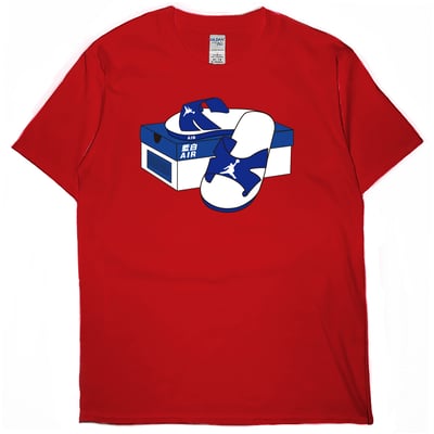 藍白AIR(短T)Hamburger T-shirt shop5