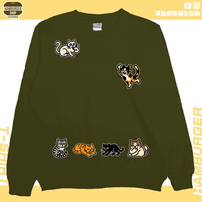 貓咪塗鴉(大學T)Hamburger T-shirt shop11