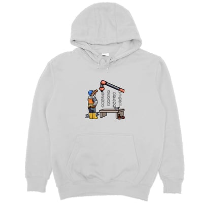 白日依山盡(帽T)Hamburger T-Shirt Shop8