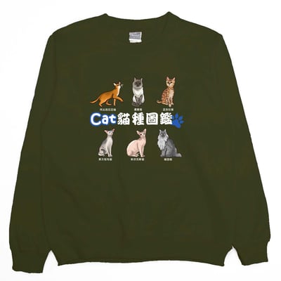 貓種圖鑑(大學T)Hamburger T-Shirt Shop11