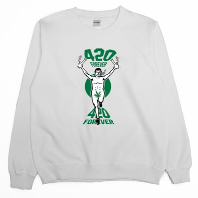 調皮奔跑人(大學T)Hamburger T-shirt shop1