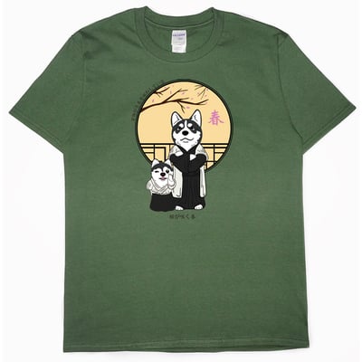 春天哈士奇(短T)Hamburger T-shirt shop8