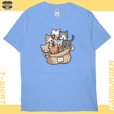 一堆貓一堆毛(短T)Hamburger T-shirt shop6