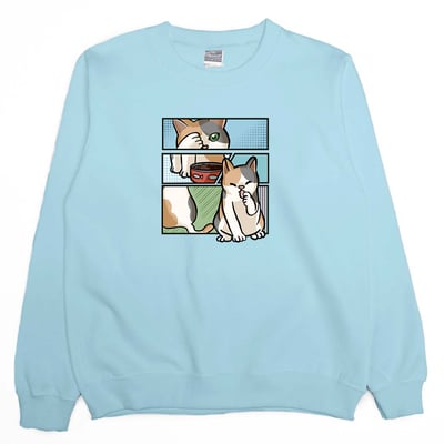 Comic Cat(大學T)Hamburger T-Shirt Shop4