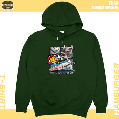 棒式(帽T)Hamburger T-shirt shop10