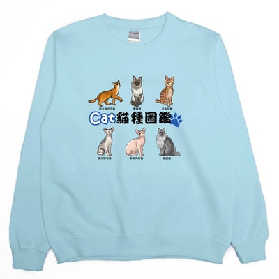 貓種圖鑑(大學T)Hamburger T-Shirt Shop6