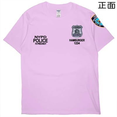 NYPD警察(短T)Hamburger T-shirt shop10