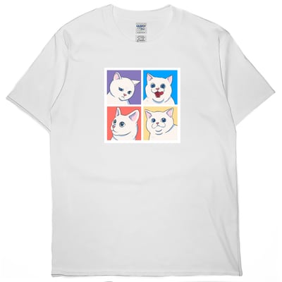 貓肖像(短T)Hamburger T-shirt shop1