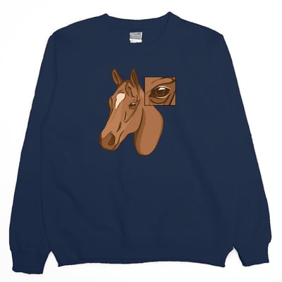 馬的眼睛(大學T)Hamburger T-Shirt Shop10