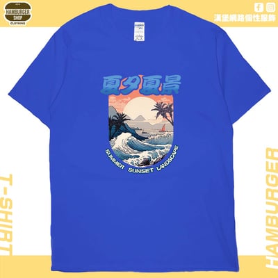 夏夕夏景(短T)Hamburger T-shirt shop20
