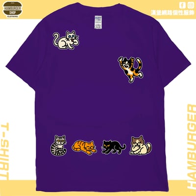 貓咪塗鴉(短T)Hamburger T-shirt shop14