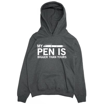 MY PEN IS BIGGER(帽T)Hamburger T-shirt shop4