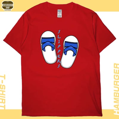 Slippers(短T)Hamburger T-shirt shop9
