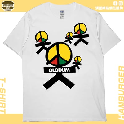 愛與和平(短T)Hamburger T-shirt shop4
