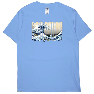 分割海浪(短T)Hamburger T-shirt shop5