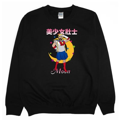 美少女壯士(大學T)Hamburger T-Shirt Shop4