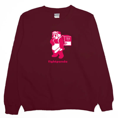 fightpanda(大學T)Hamburger T-shirt shop10