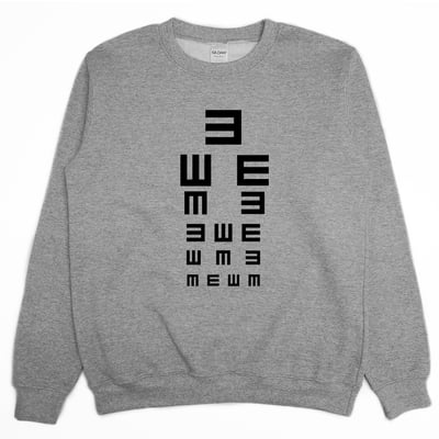 視力檢查(大學T)Hamburger T-shirt shop3