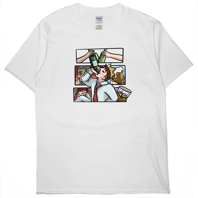 飲水日常(短T)Hamburger T-shirt shop(NEW)14