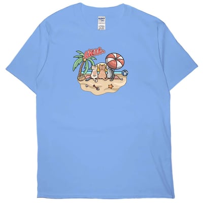 海邊放風(短T)Hamburger T-shirt shop(NEW)3