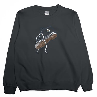 我的帆布鞋(大學T)Hamburger T-shirt shop7