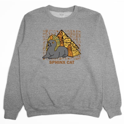 貓面獅身(大學T)Hamburger T-Shirt Shop3