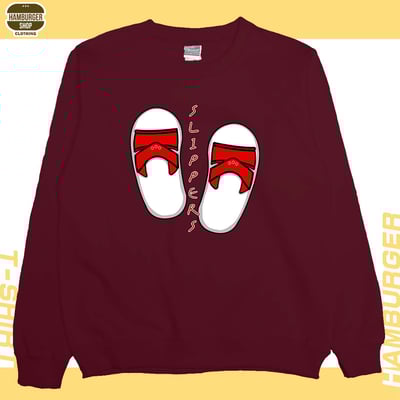 Slippers(大學T)Hamburger T-shirt shop23