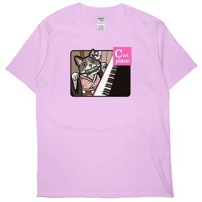 Cat piano(短T)Hamburger T-shirt shop(NEW)1