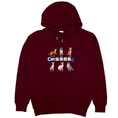 貓種圖鑑(帽T)Hamburger T-Shirt Shop13