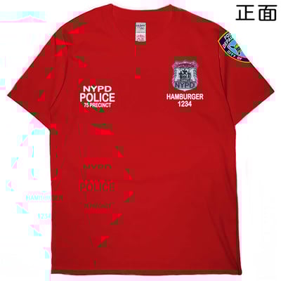 NYPD警察(短T)Hamburger T-shirt shop9