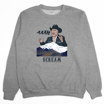 尖叫牛仔(大學T)Hamburger T-Shirt Shop2