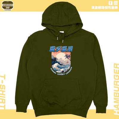 夏夕夏景(帽T)Hamburger T-shirt shop15