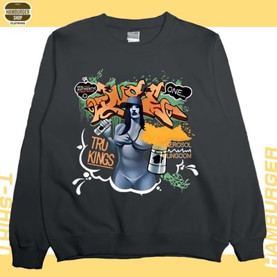 如果早知道(大學T)Hamburger T-shirt shop10