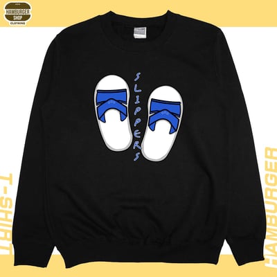 Slippers(大學T)Hamburger T-shirt shop4
