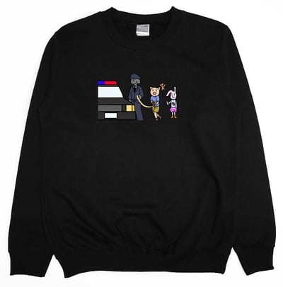 就是這個人(大學T)Hamburger T-Shirt Shop5