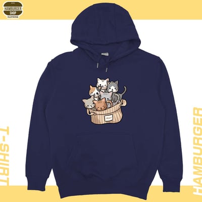 一堆貓一堆毛(帽T)Hamburger T-shirt shop19
