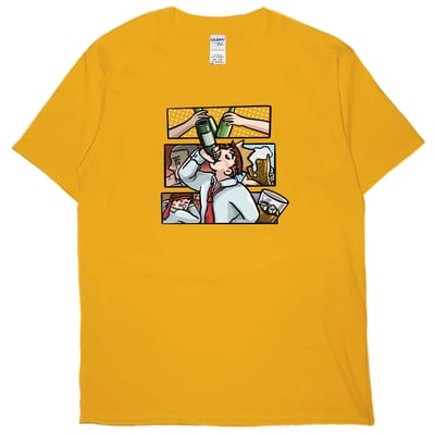 飲水日常(短T)Hamburger T-shirt shop(NEW)1