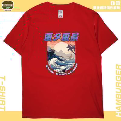 夏夕夏景(短T)Hamburger T-shirt shop10