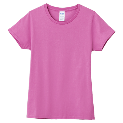 素面-女版棉T(有腰身) GILDAN 76000L19