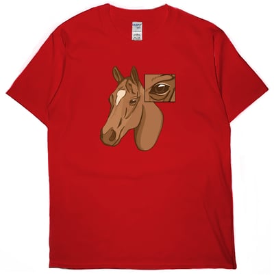 馬的眼睛(短T)Hamburger T-shirt shop6