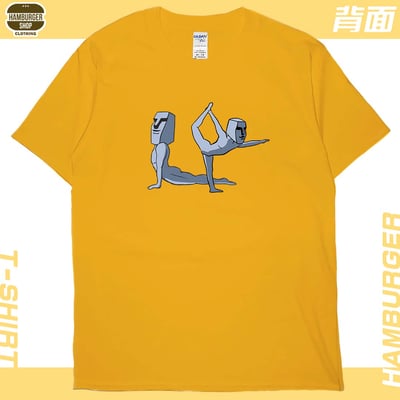 瑜珈摩艾(短T)Hamburger T-shirt shop20