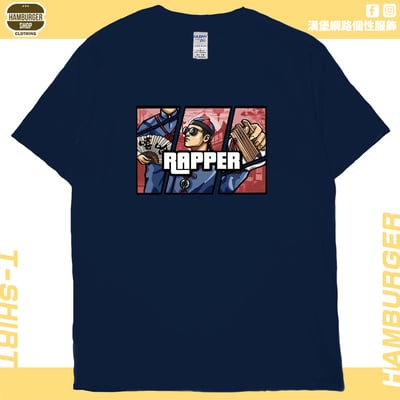 說唱歌手(短T)Hamburger T-shirt shop19