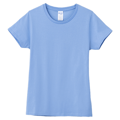 素面-女版棉T(有腰身) GILDAN 76000L8