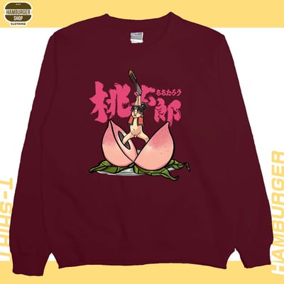 桃太郎(大學T)Hamburger T-shirt shop9