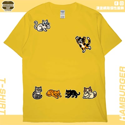 貓咪塗鴉(短T)Hamburger T-shirt shop15