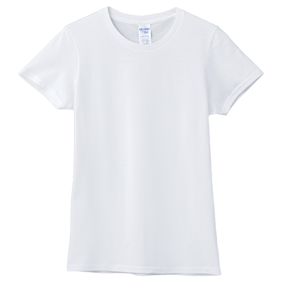 素面-女版棉T(有腰身) GILDAN 76000L5
