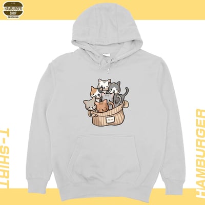 一堆貓一堆毛(帽T)Hamburger T-shirt shop8